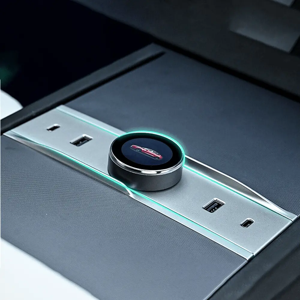 Rotating Gear Shift Knob Dock For Model 3 Highland/Model Y Juniper | Ergonomic Design 1