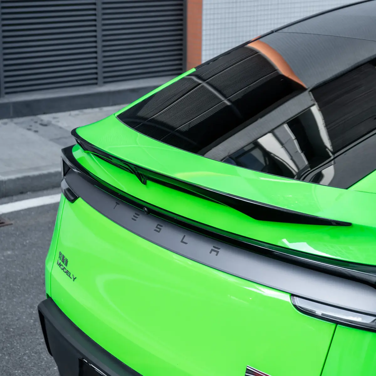 Sport Style Abs Plastic Rear Spoiler Wing For Model Y 2020-2026 1