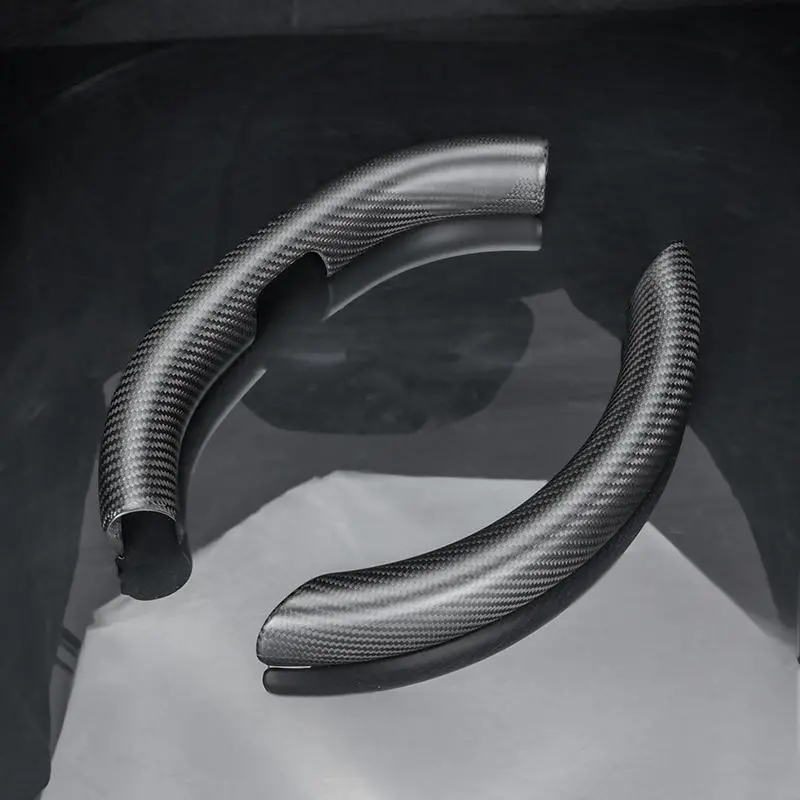 Steering Wheel Trim Covers For Model Y Juniper / Model 3 Highland | Real Dry Carbon Fiber 1