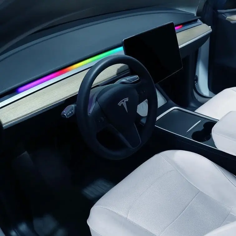 Streamer Led Ambient Light For Model 3/Y (2020-Present) | App Controlled 1
