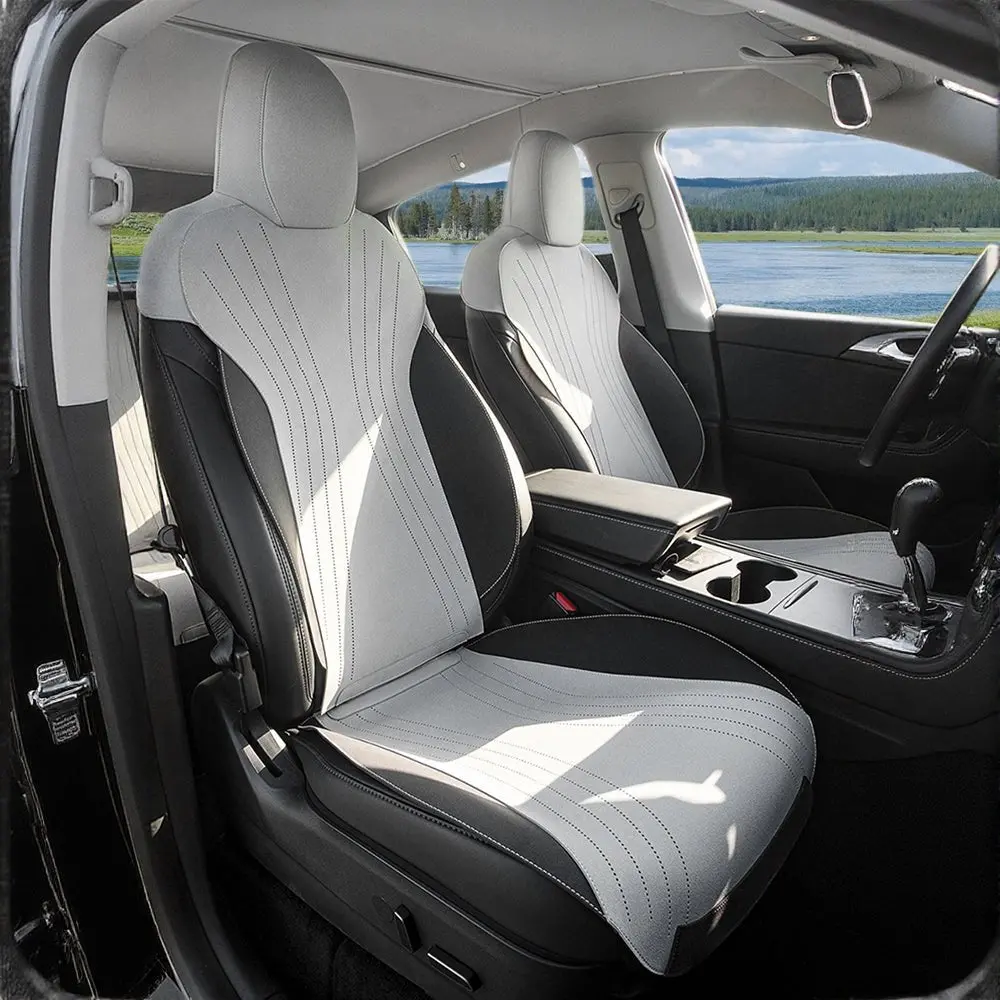 Suede Seat Covers For Tesla Model 3 & Model Y 1