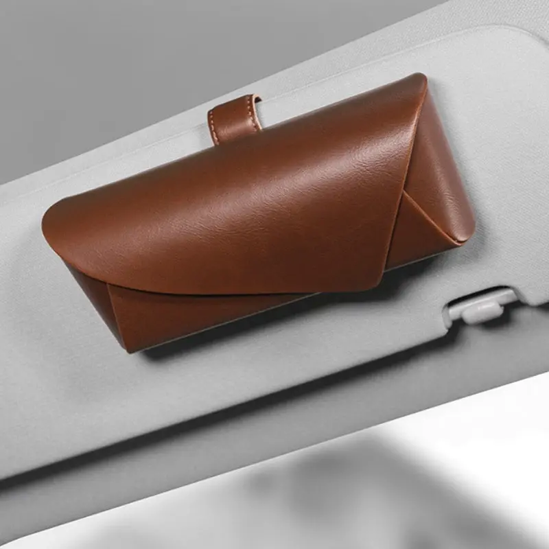 Sun Visor Glasses Case For Tesla Model 3/Y/X/S 5