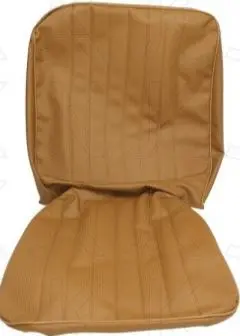 Front Seat Covers, Kombi 1967-73 (Tan/Basket Weave) 1