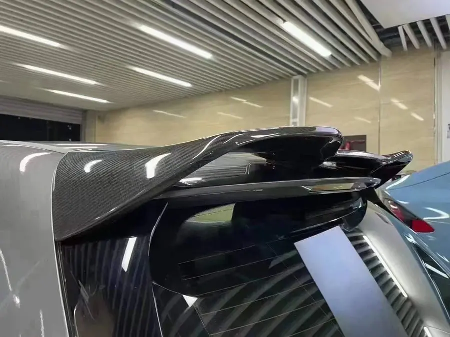 Takd Carbon Fiber Roof Spoiler For Mercedes Benz A45 A35 A220 Hatchback W177 2019+ 1