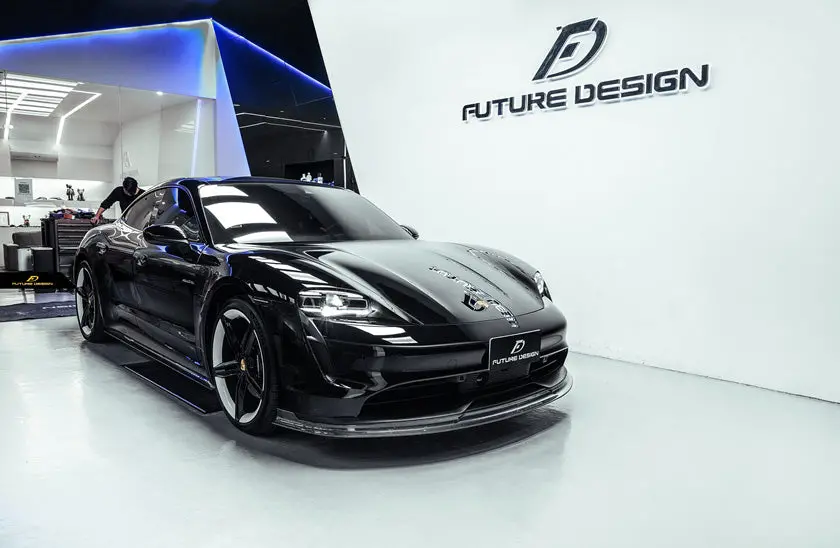 Future Design Carbon Fiber Side Skirts For Porsche Taycan 2020+ 1