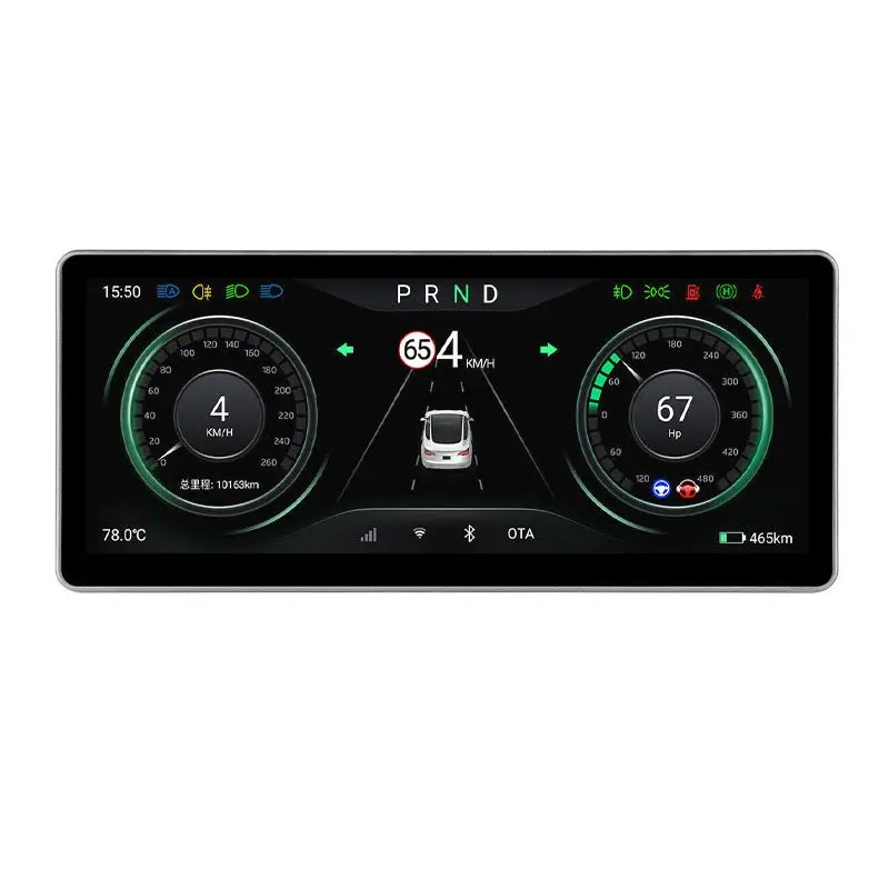 Tesery 10.25‘’ Android 4G Tesla Model 3 / Y Display Lcd Instrument Dashboard Screen 1