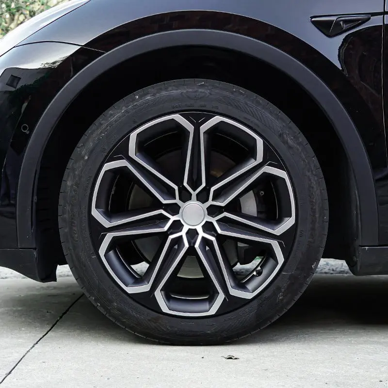 19" Mister Abs Wheel Covers For Model Y Gemini | 4-Piece Set | 2 Colors | Aerodynamic | Exquisite Craftsmanship 1