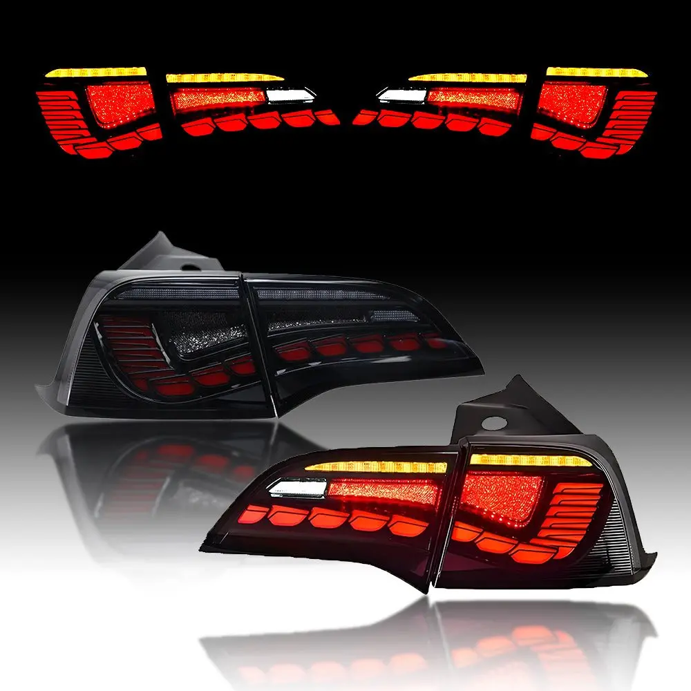 Tesery Dragon Scale Tail Lights For Model 3/Y 1