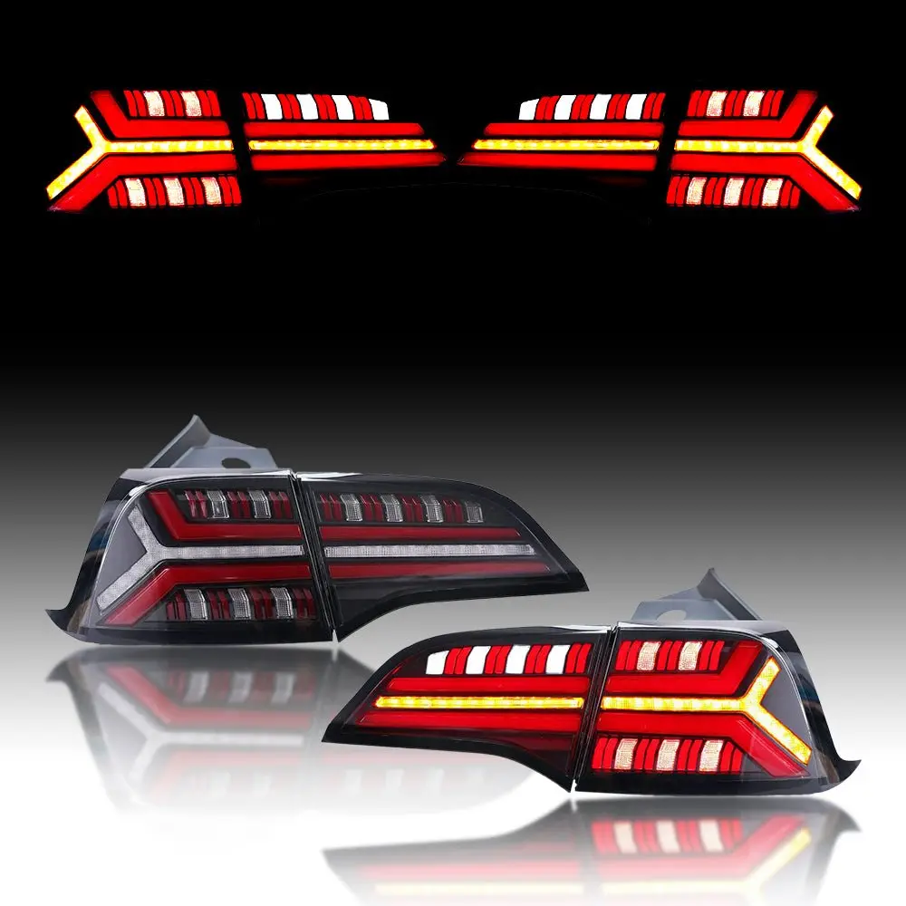 Tesery Fish Bone Tail Light For Model 3/Y 1
