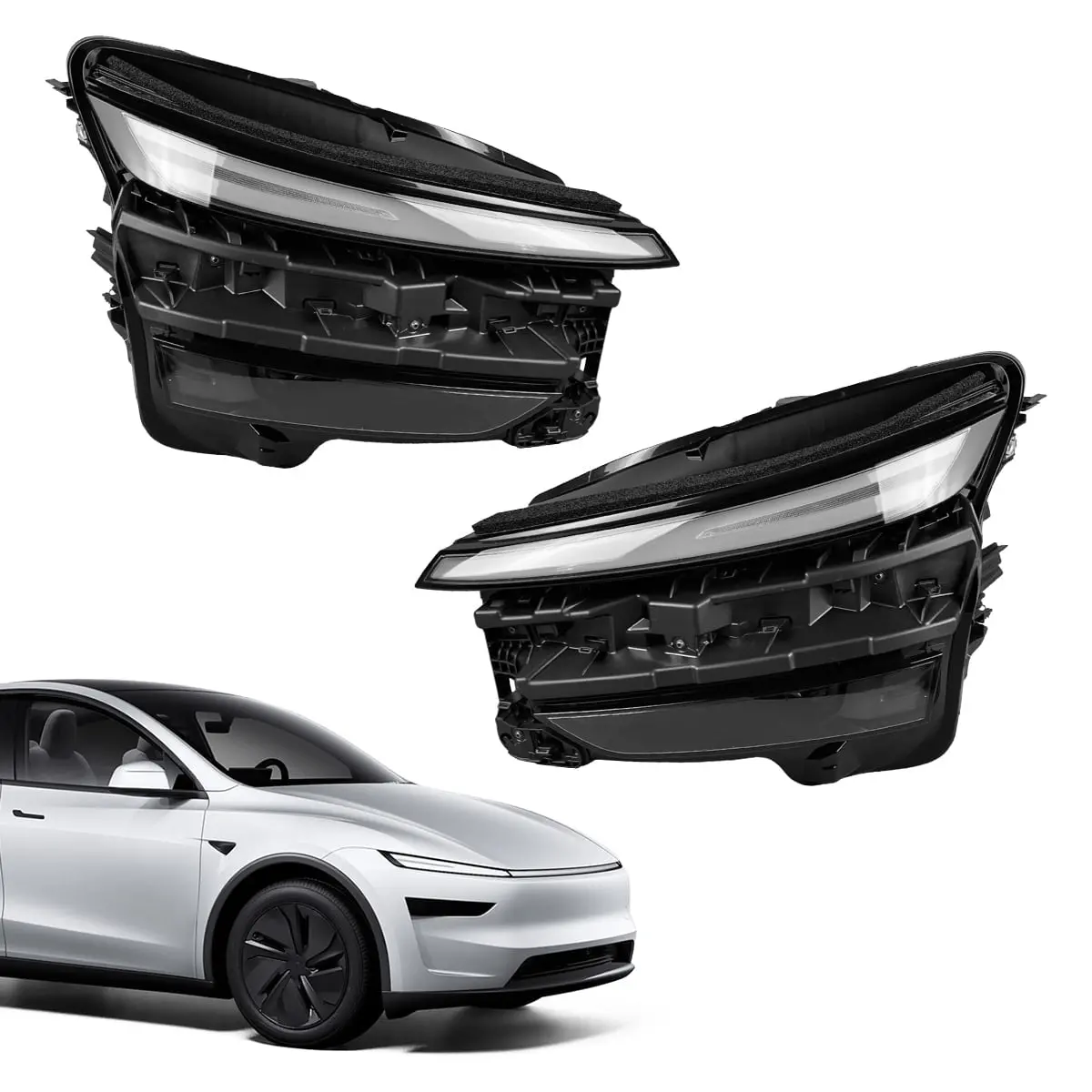 Tesery Led Headlight Replacement For Model Y Juniper丨1918347/1918348 4