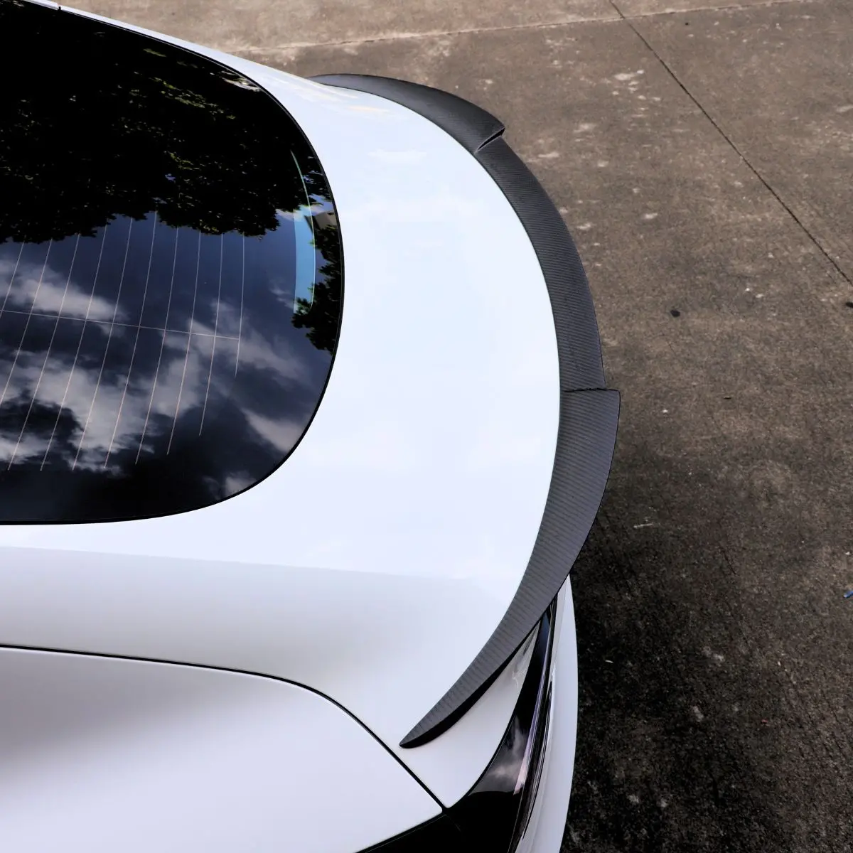 Tesery Model 3 Highland Rear Trunk Spoiler - Carbon Fiber Exterior Mods 1