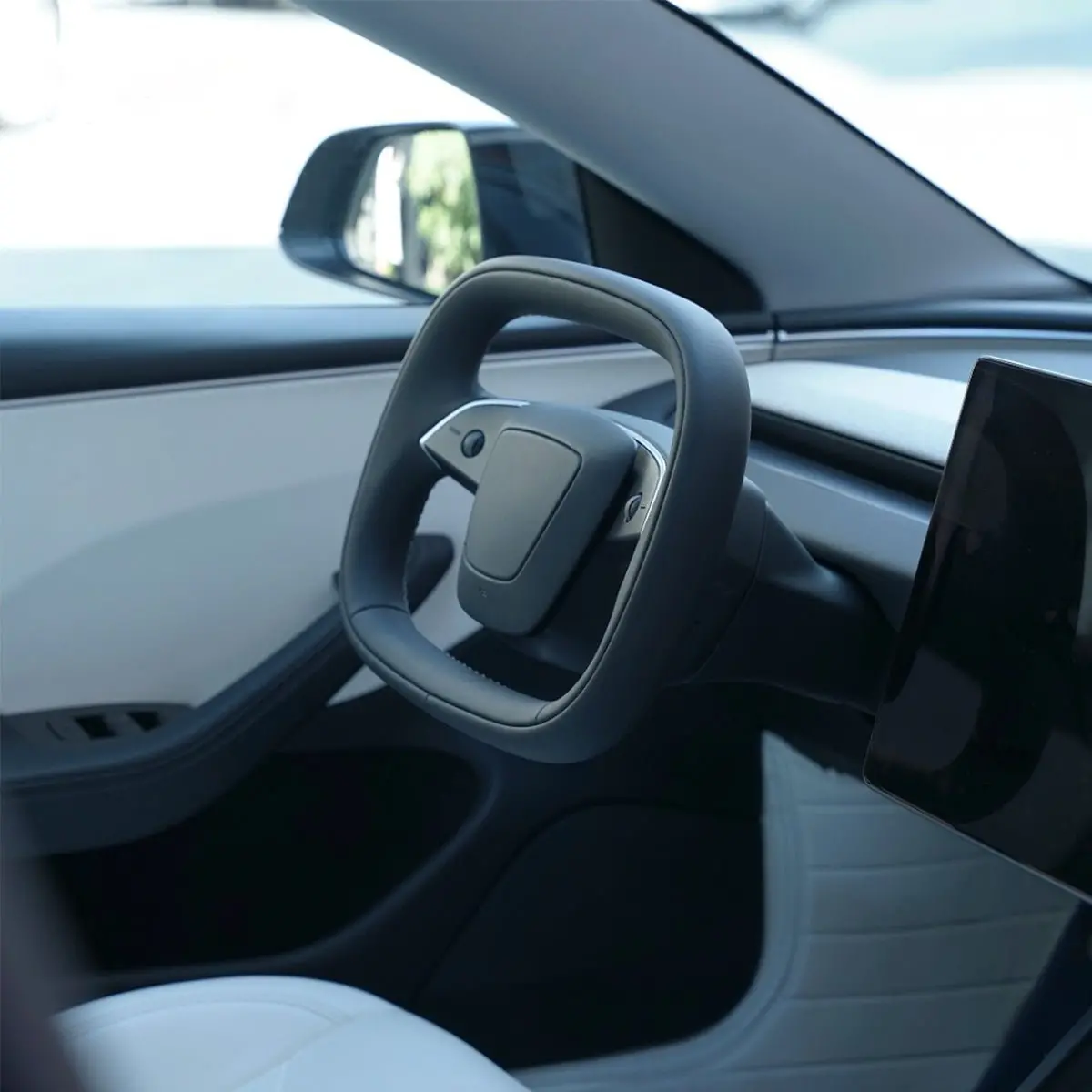 Tesery Starlink 4.0 Cyber Yoke Steering Wheel For Model 3 Highland 6