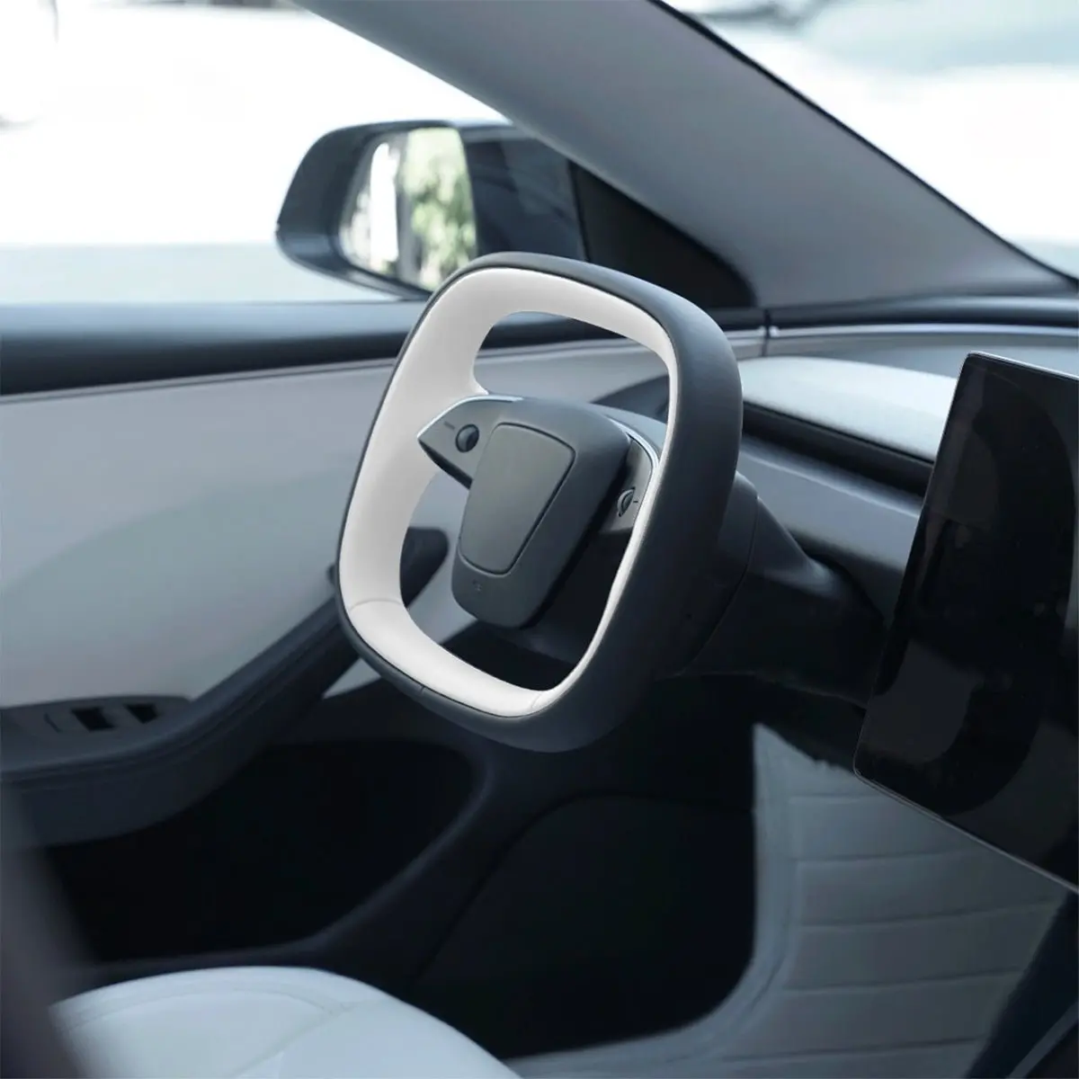 Tesery Starlink 4.0 Cyber Yoke Steering Wheel For Model 3 Highland 5