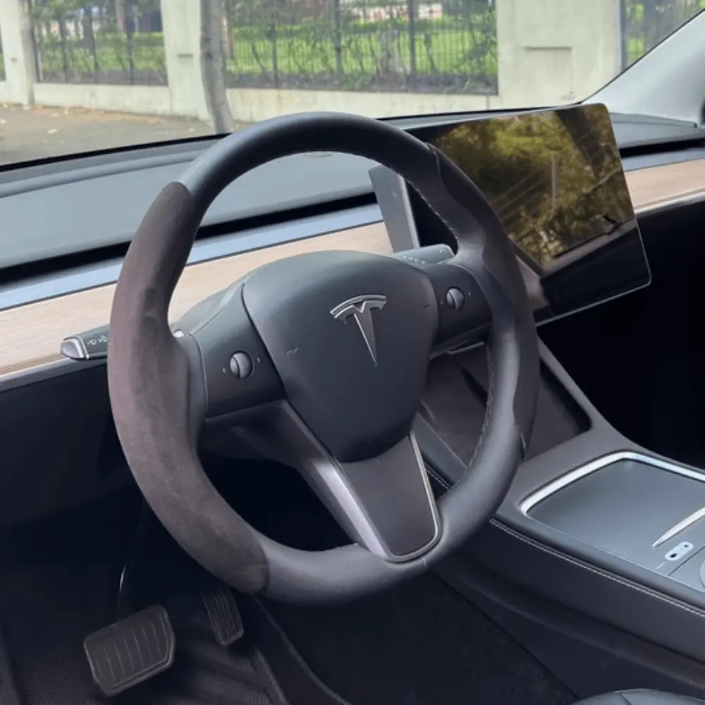 Tesery Steering Wheel Cover For Tesla Model 3/Y 1