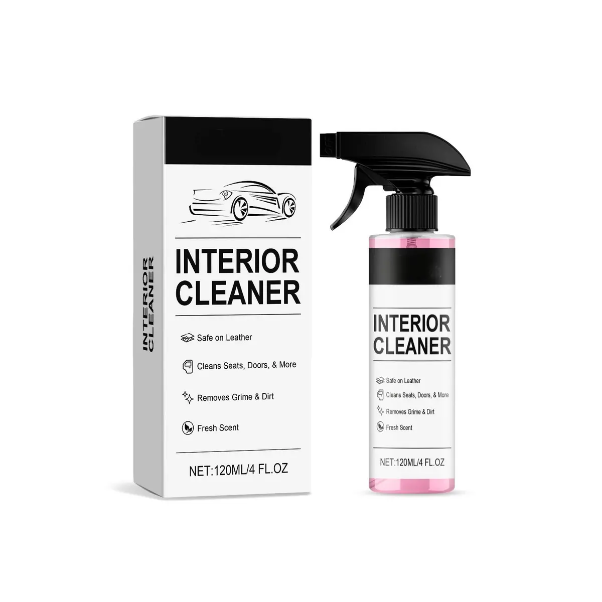 Tesla Interior Cleaner & Stain Remover For Vegan Leather | Safe On Model 3, Y, S, X Seats, Dash & Console 1