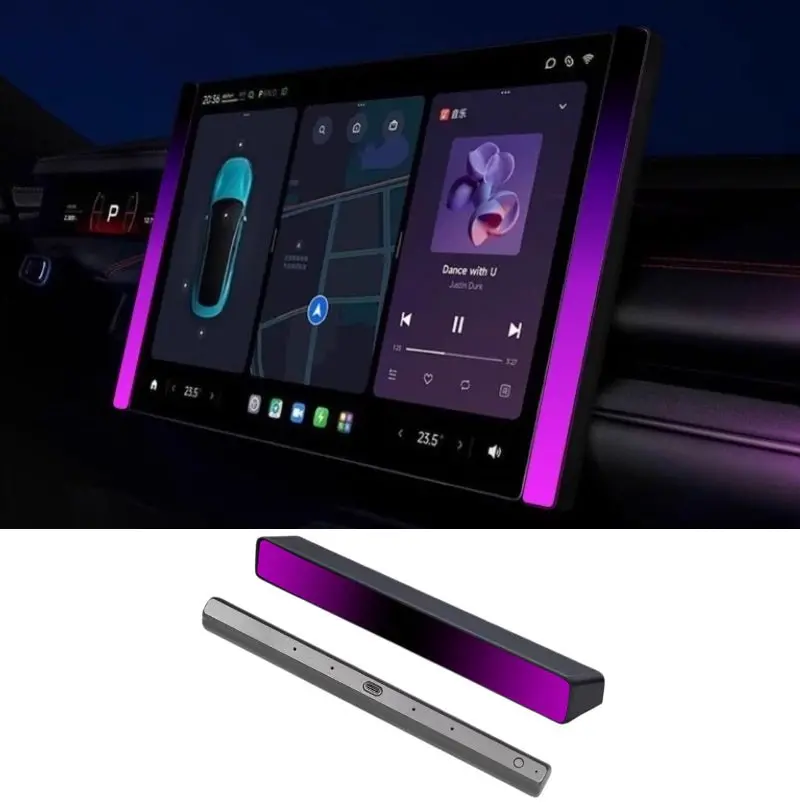 Tesery Model 3/Y Rgb Sound-Activated Ambient Lighting Kit 1
