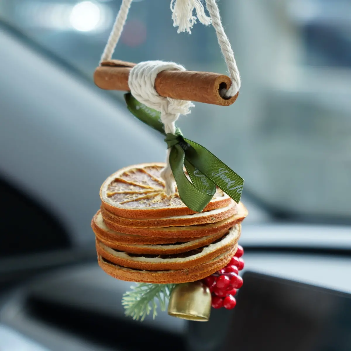 Car Orange Scent Christmas  Ornament 丨universal Hanging Design 1