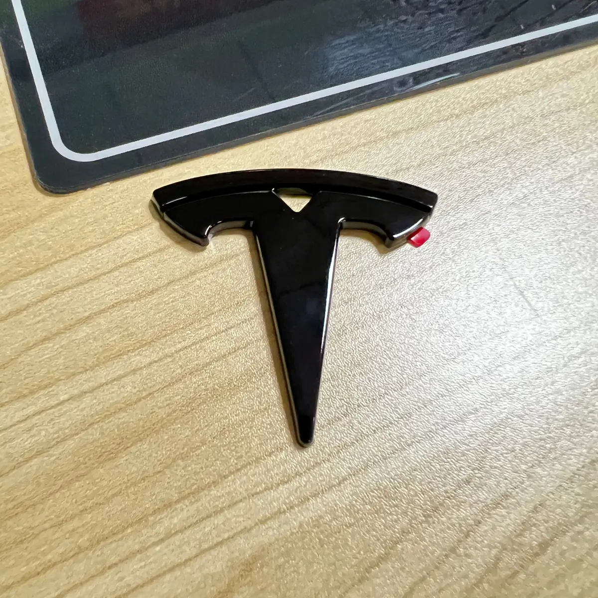 Tesla Steering Wheel Logo Cap Abs 1