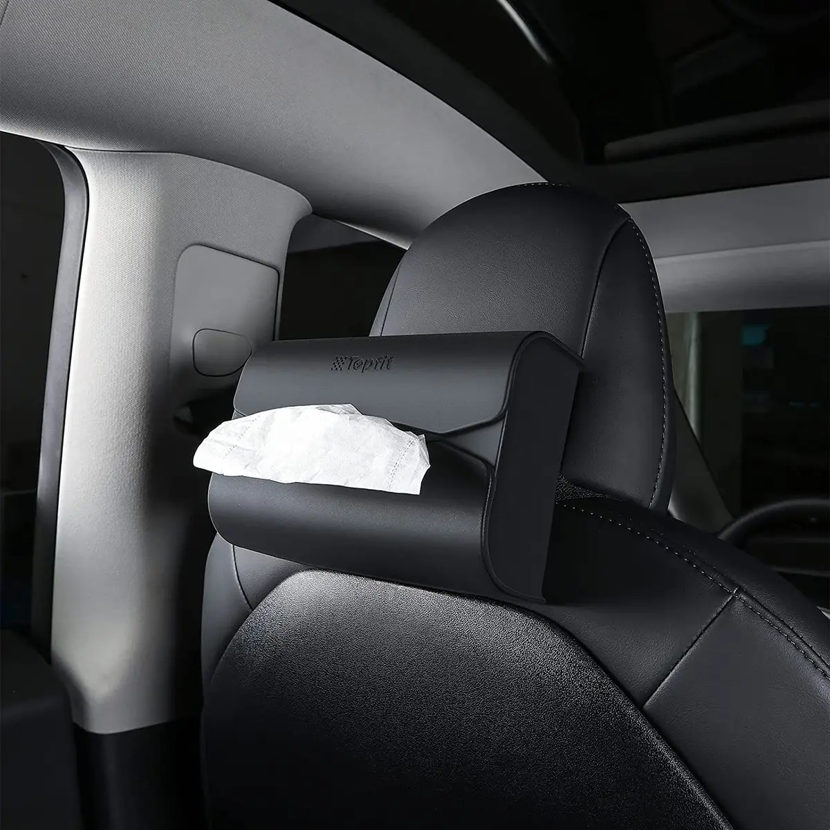 Tissue Holder Silicone Tissue Box Cover For Tesla Model 3/Y/S/X 1