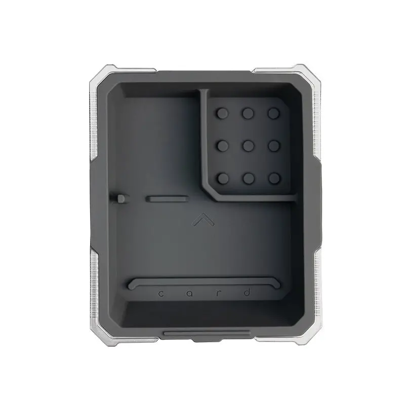 Tita Center Console Storage Box For Model 3/Y | Drawer Design | Food-Grade Silicone | 3 Colors 1