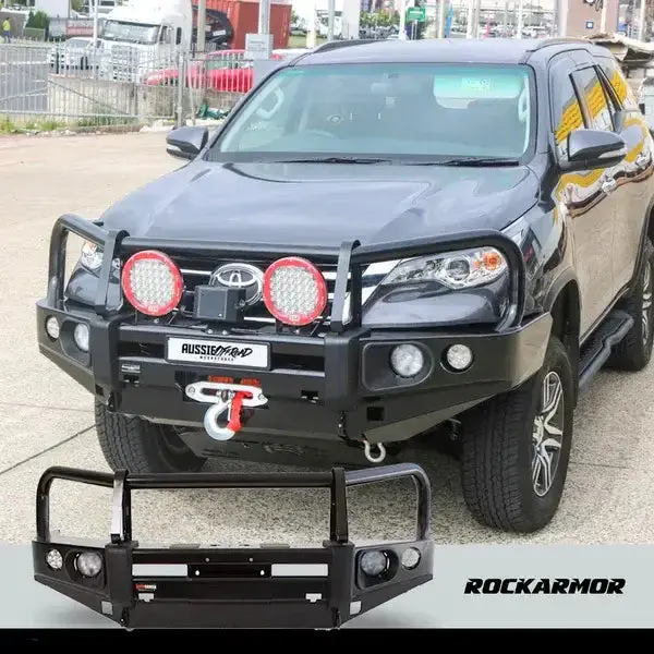 Toyota Fortuner 2015 -2019 Rockarmor Elite Steel Bullbar 1