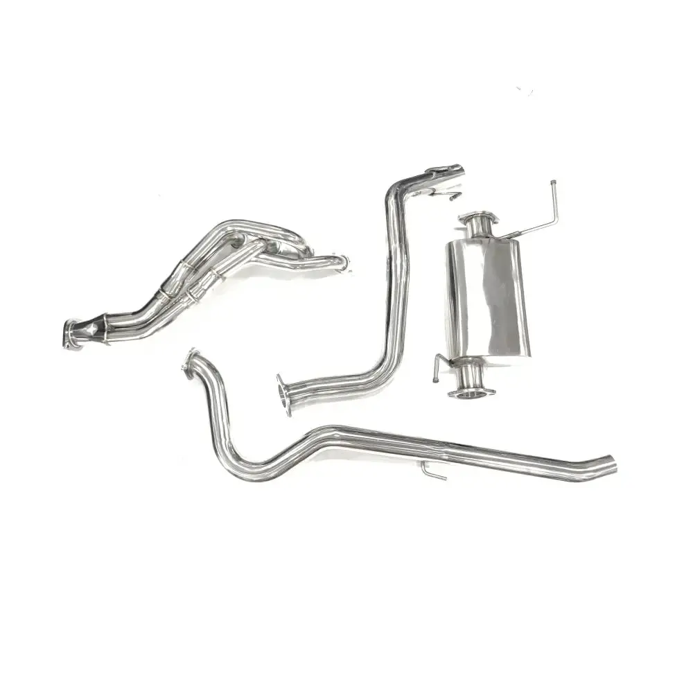 Toyota Hilux (1997-2005) Ln167 5L Engine Back Exhaust System - 2.5" System Inc Extractors 1
