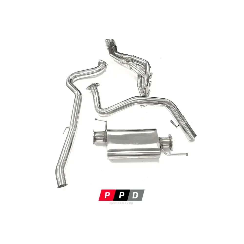 Toyota Hilux (1997-2005) Ln167 5L Engine Back Exhaust System - 2.5" System Inc Extractors 2