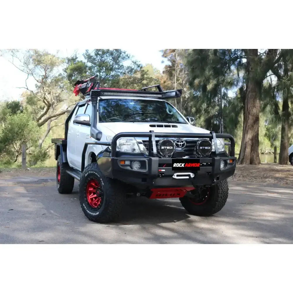 Toyota Hilux 2011-15 Bar Replacement (Eyebrows) Rockarmor Premium Steel Bullbar 1