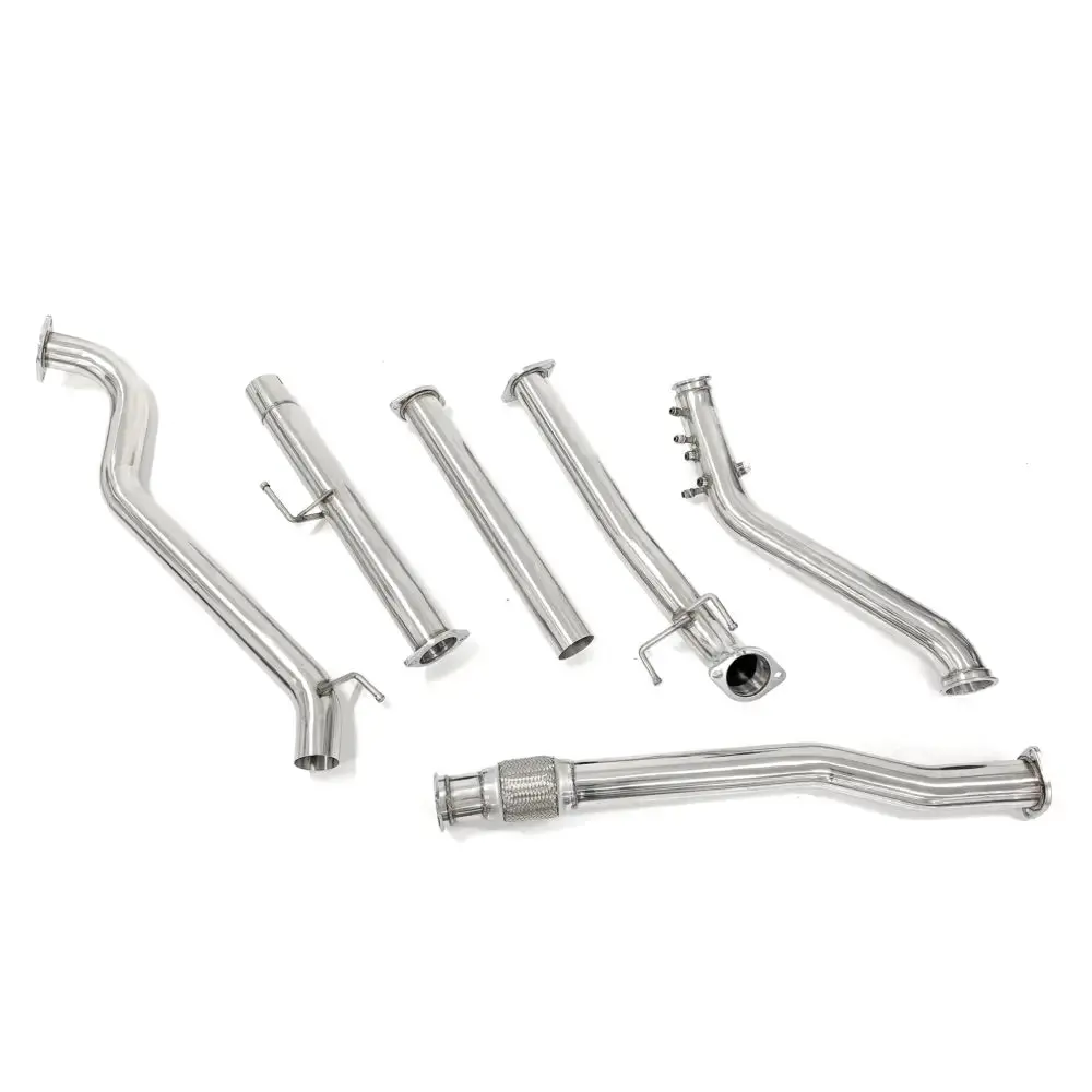 Toyota Hilux (2015+) N80 Gun 2.8L & 2.4L Td 3" Stainless Turbo-Back Exhaust 1