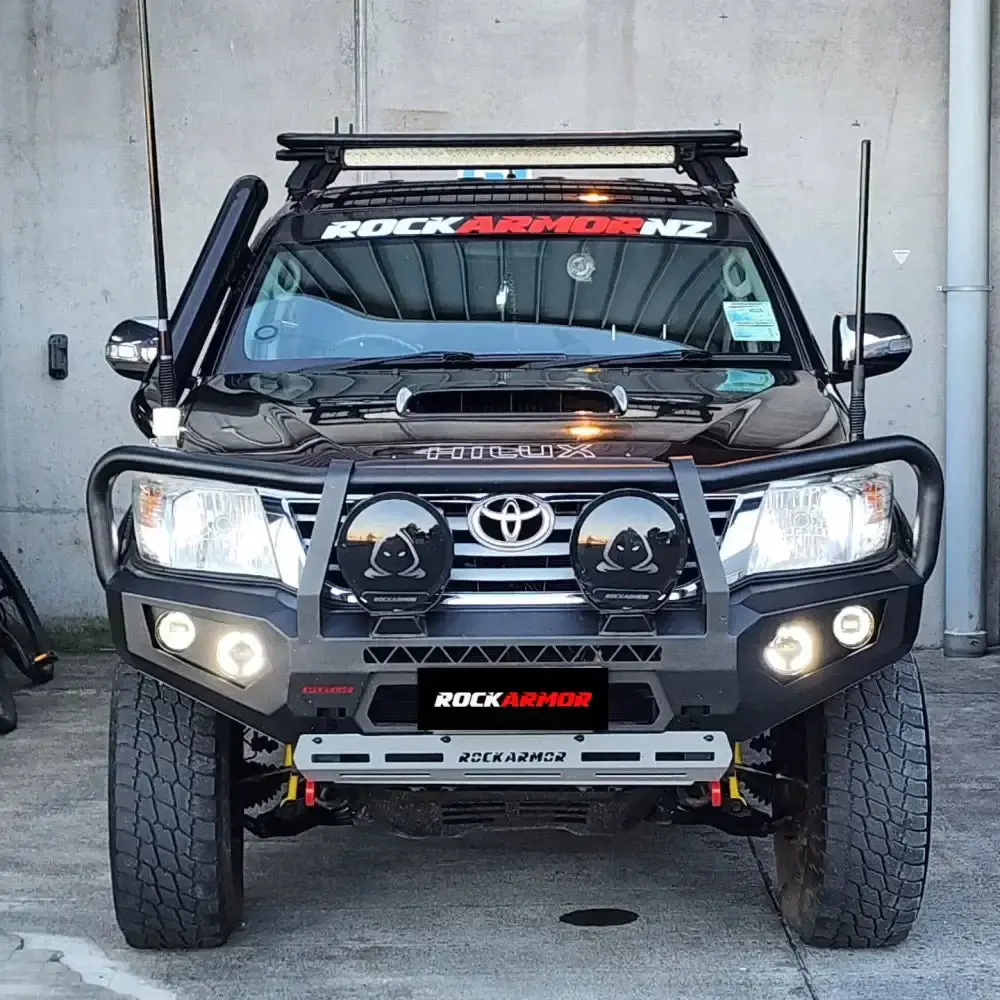 Toyota Hilux N70 12-15 Rockarmor Gt Hoop Steel Bullbar 1