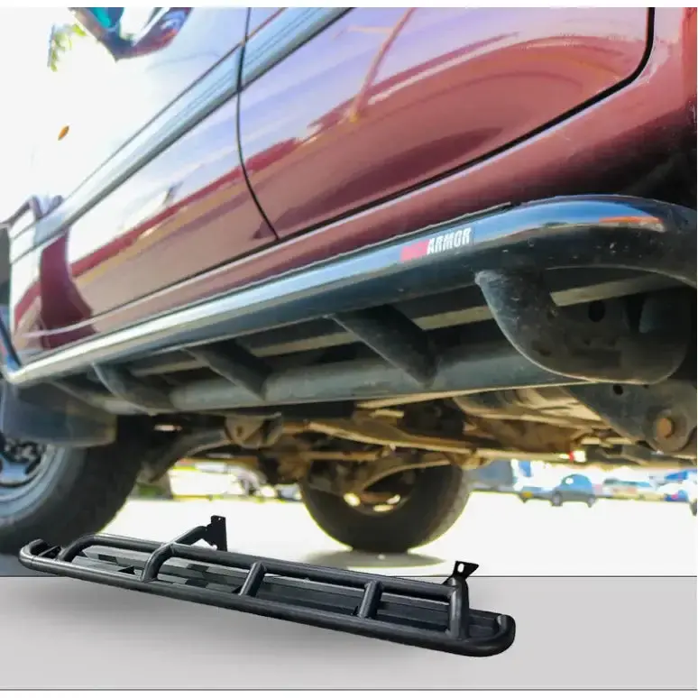 Toyota Landcruiser 105 1998-2007 Series Wagon Solid Live Axle Rockarmor Steel Rockslider Side Steps 1