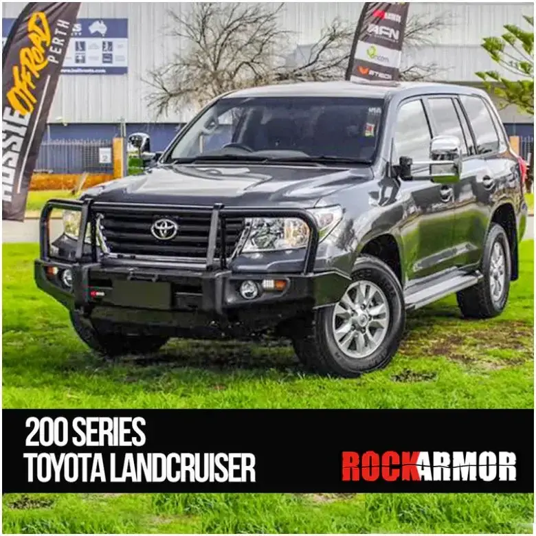 Toyota Landcruiser 200 Gx/Gxl (Vx & Sahara)  07-2015 (Bar Cut) Rockarmor Premium Steel Bullbar 1
