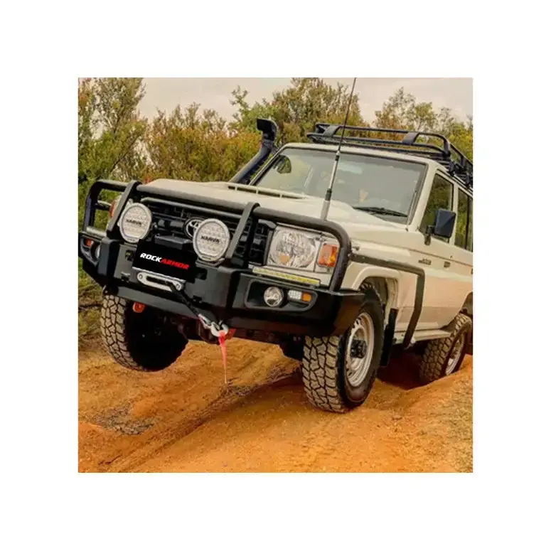 Toyota Landcruiser 76/78/79 2005+ (Full Bar Replacement) Rockarmor Premium Steel Bullbar 1