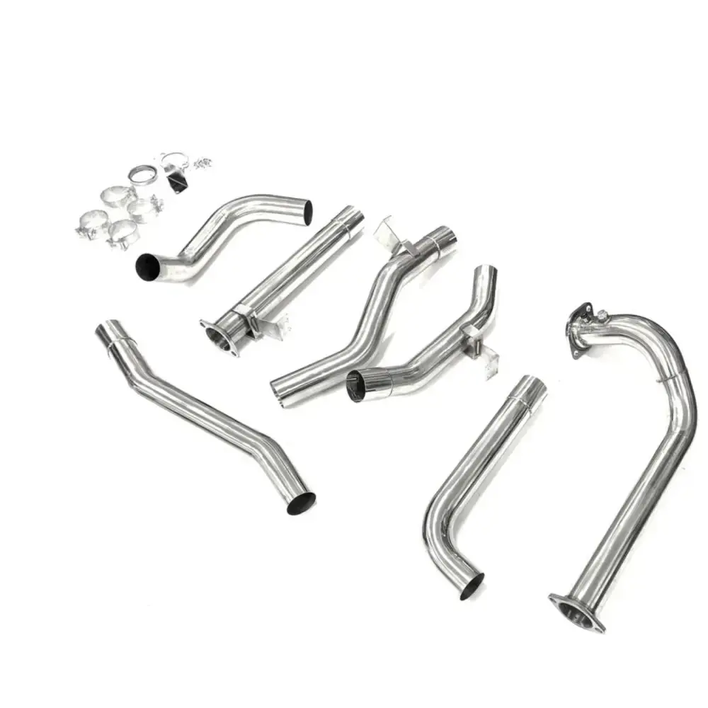 Toyota Landcruiser 78 Series (1999-2007) Troop Carrier 1Hd 4.2 Td 3" Stainless Steel Turbo Back Exhaust 1