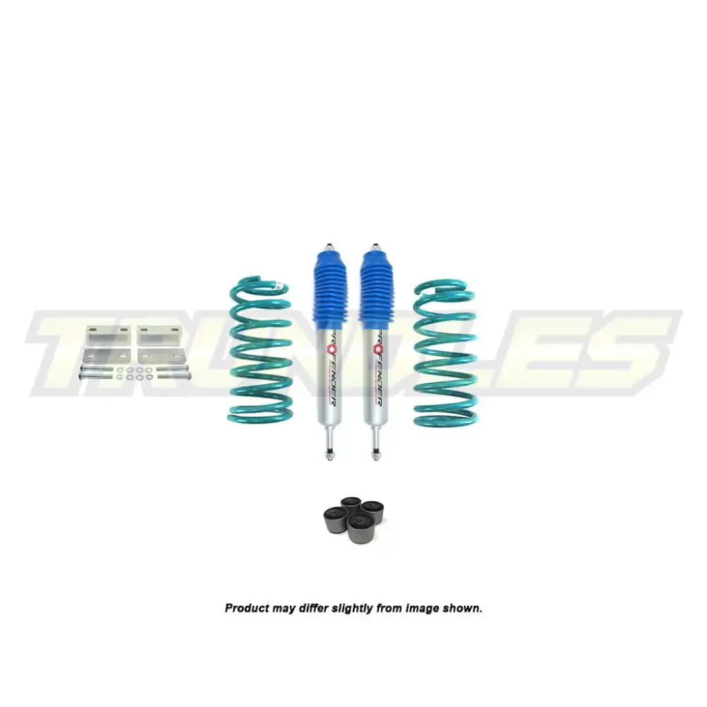 Toyota Landcruiser 79 Series Ute 1999-Onwards Profender Gas Front Lift Kit 1