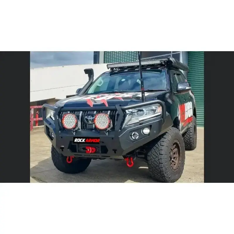 Toyota Prado 150 Series 11/2017+ Rockarmor Gt Steel Hoop Bull Bar 1