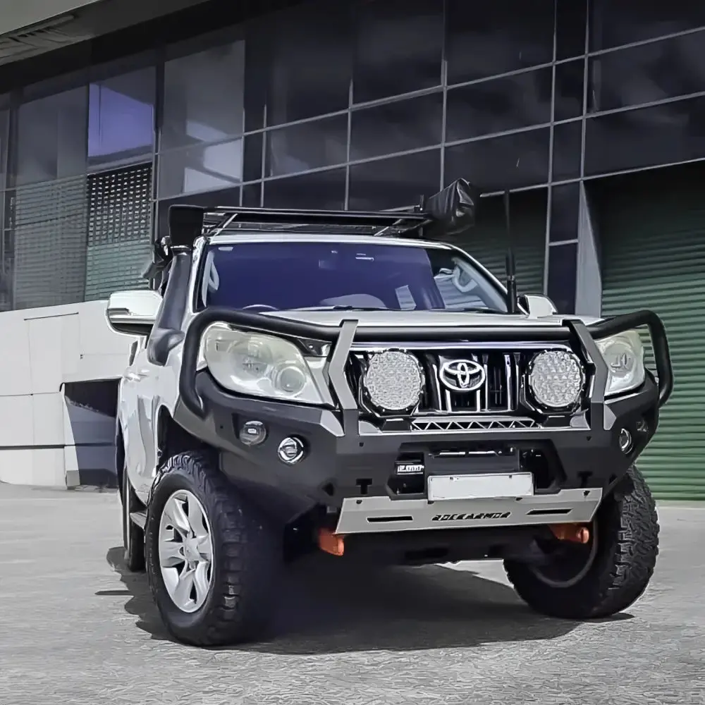 Toyota Prado 150 Series 2009-2015 Rockarmor Gt Steel Hoop Bull Bar 1