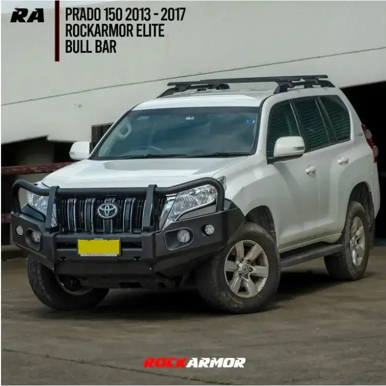 Toyota Prado 150 Tear Drop 2013-2017 Rockarmor Elite Steel Bullbar 1