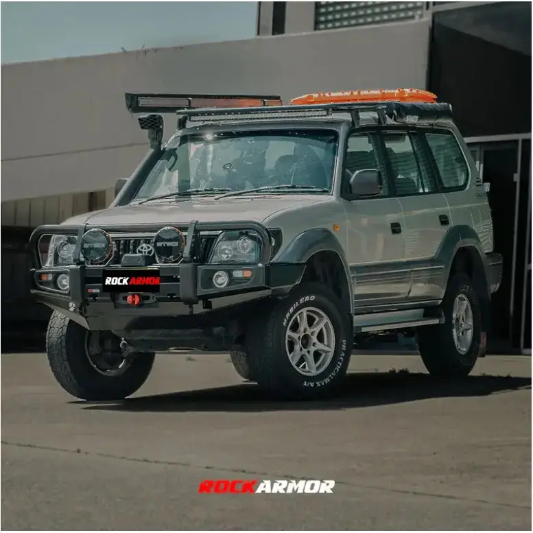 Toyota Prado  1996-2002 Bar Replace Rockarmor Premium Steel Bullbar 1