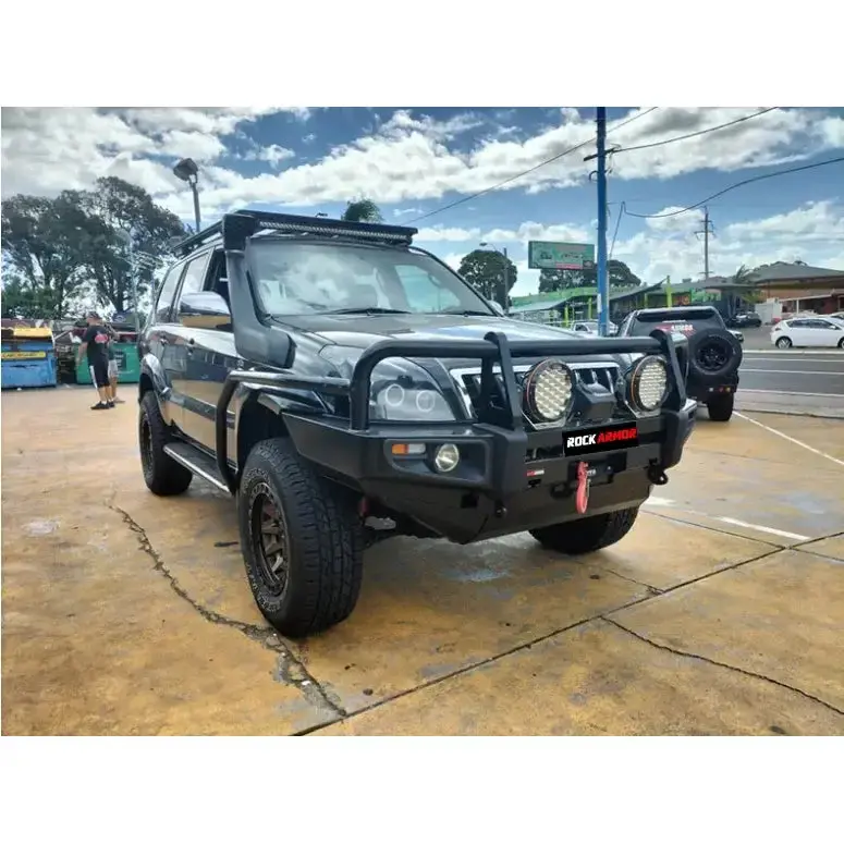 Toyota Prado Fj120 03-09 Full Bar Replacement Rockarmor Premium Steel Bullbar 1
