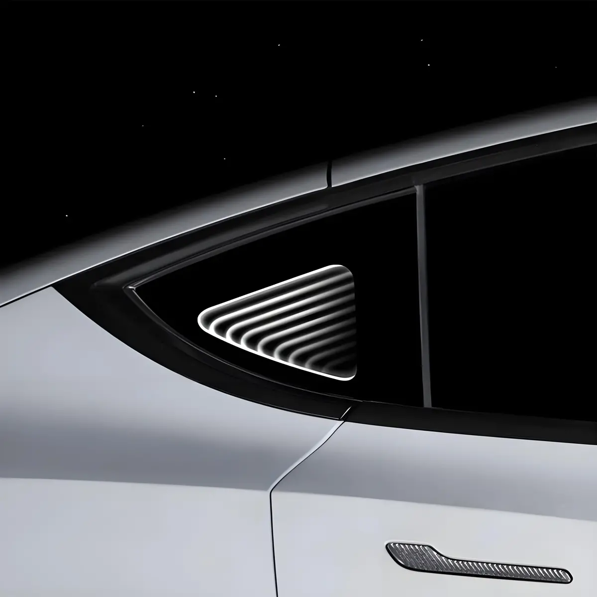 Triangle Window Ambient Light For Model Y (2Pcs) | Tesery 1