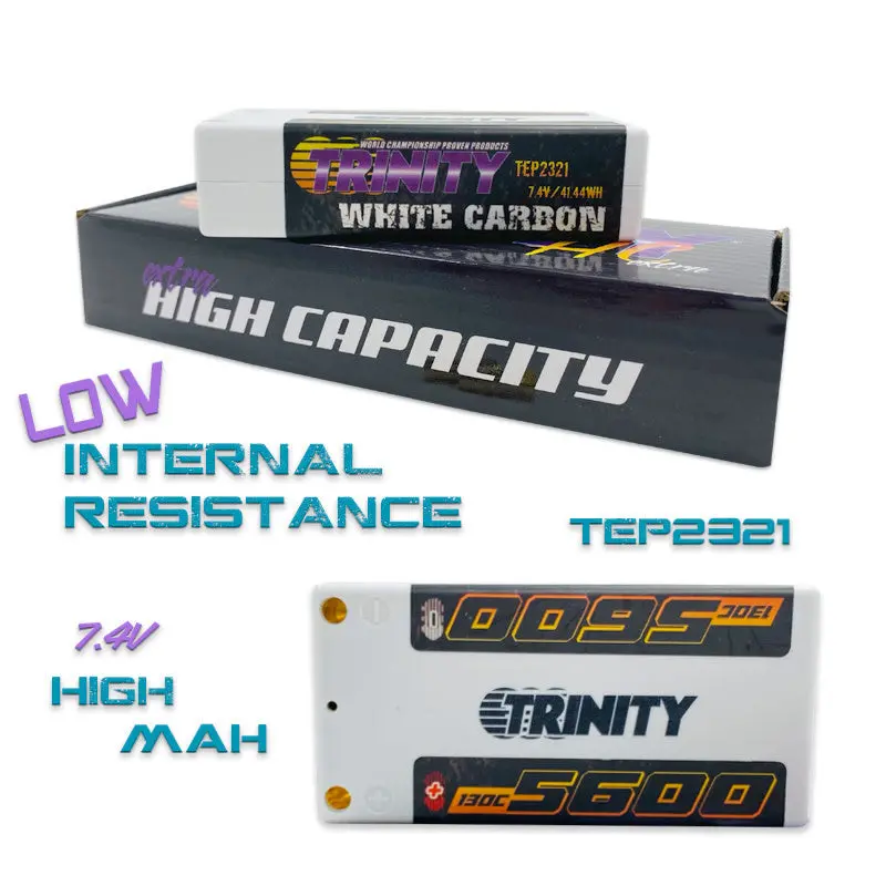 Tep2321 - 5600Mah 7.4V 130C Shorty Battery With 5Mm Bullets 1