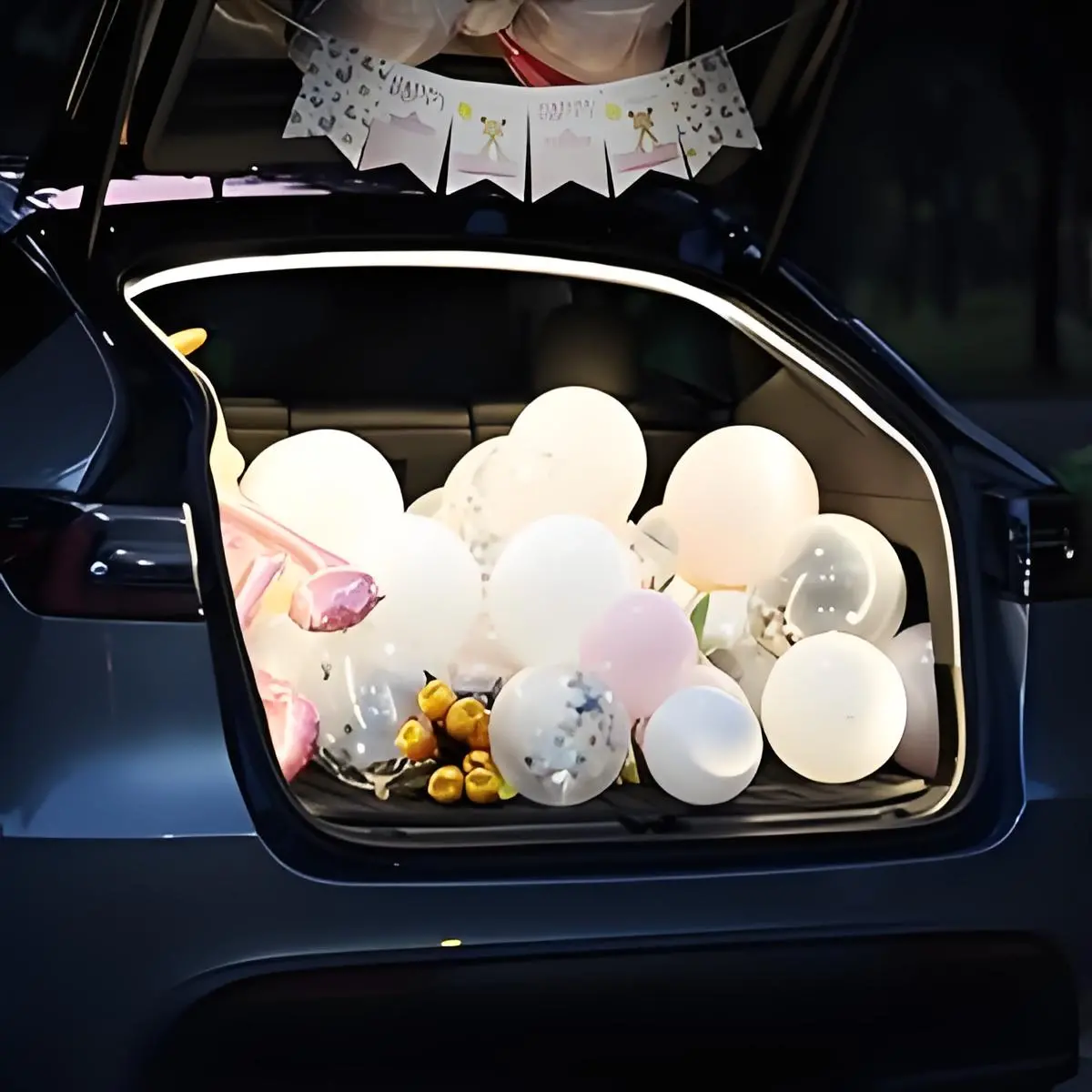 Trunk Ambient Lighting For Tesla Model Y 1