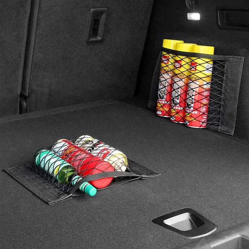 Trunk Storage Bag Mesh Cargo Net For Tesla 1