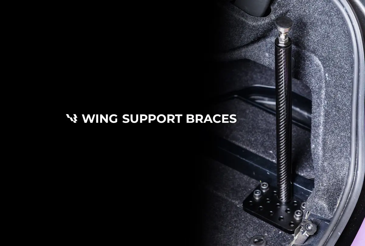 Vulcan Alpha Universal Carbon Fiber Wing Support Braces 2