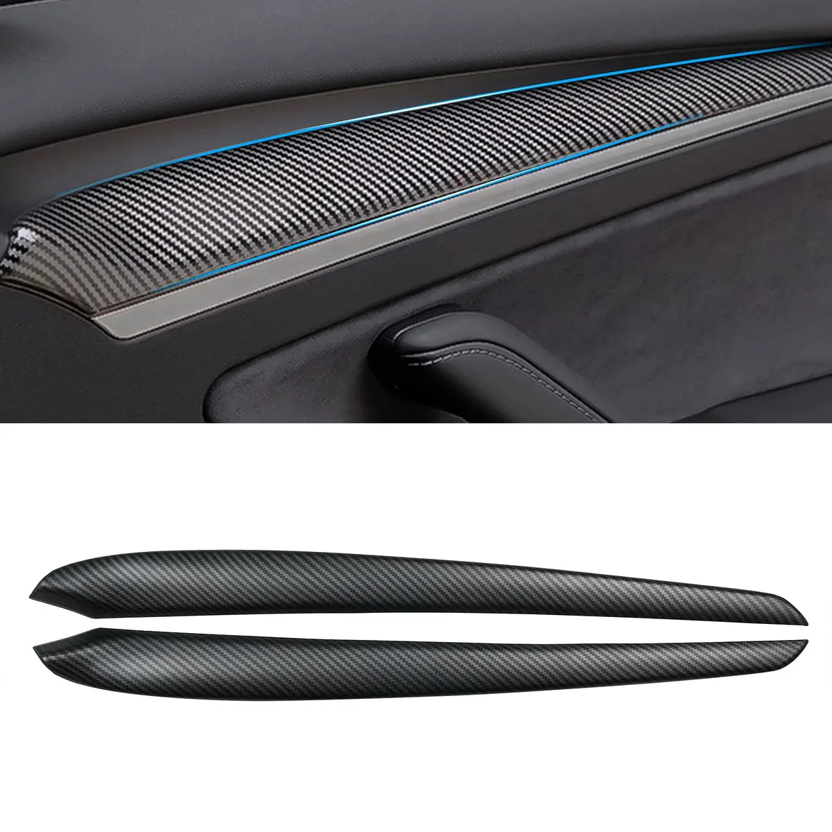 Variety Door Panel Trim For Tesla Model 3 2021-2023.10 & Model Y 2020-2024 1