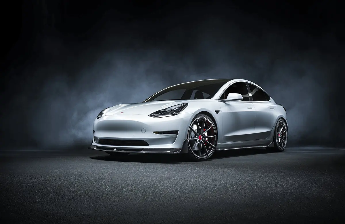 Tesla Mode 3 Vorsteiner The Volta Aero Program Carbon Fiber Body Kit 1