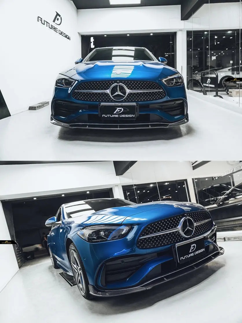 Future Design Carbon Fiber Front Lip For Mercedes-Benz C-Class W206 2021+ 1
