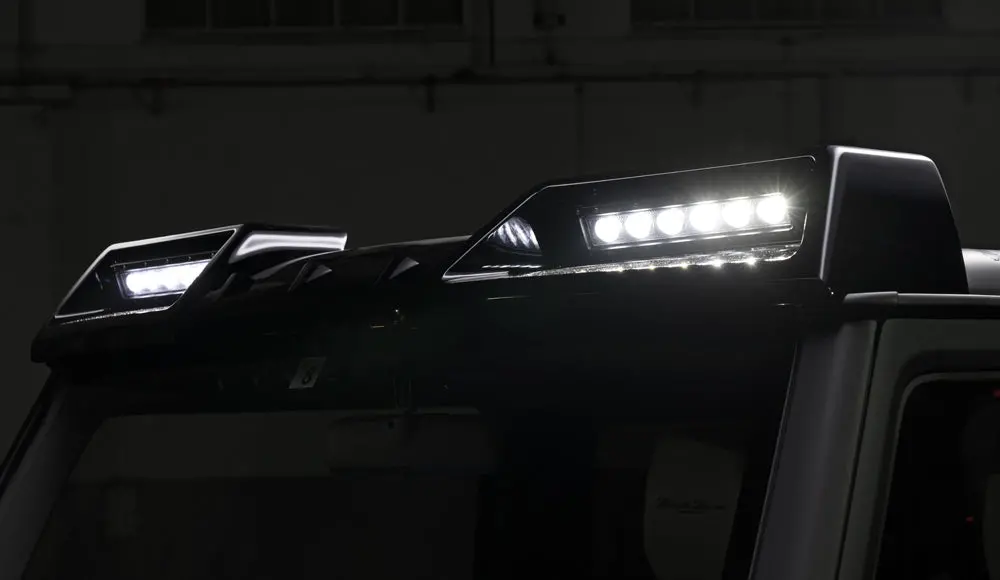 Wald Black Bison Front Roof Led Spoiler For Suzuki Jimny / Sierra 1
