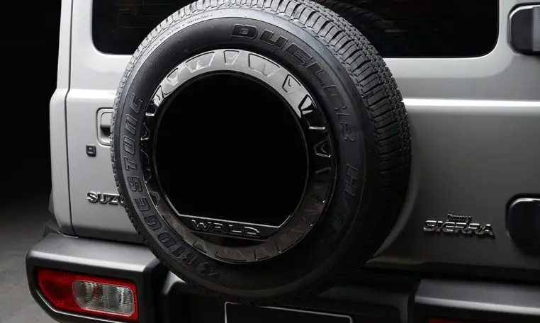 Wald Black Bison Spare Tire Cover For Suzuki Jimny / Sierra 1